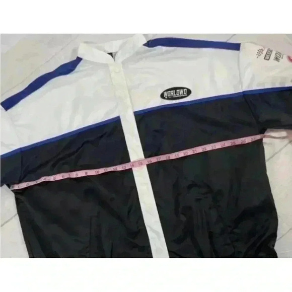 Block Colour Racing Sports Oversized Jacket Motocross Divided Women’s size M H&M - Picture 14 of 16